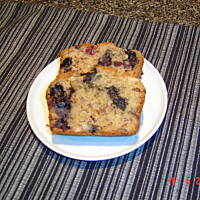 Bananowo-jagodowy chlebek