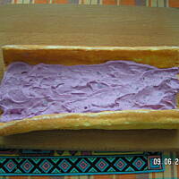 Rolada biszkoptowa z jagodami