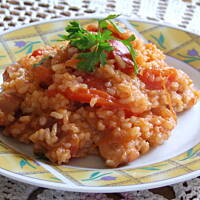 Potrawka z parówek i ryżu