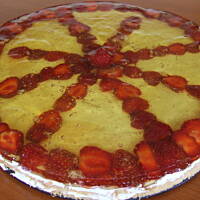 Jogurtowy torcik z owocami