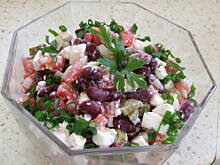 Fot. ilka76, Sałatka z fetą i czerwoną fasolką