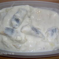 Śledzie w sosie jogurtowym