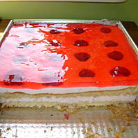 Ciasto truskawkowo - jogurtowe