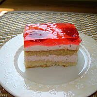 Ciasto truskawkowo - jogurtowe