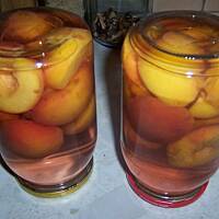 kompot brzoskwiniowy na zimę