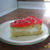 Biszkopt z truskawkami trochę inny