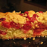 ciasto czereśniowe lub truskawkowe