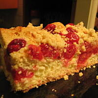 ciasto czereśniowe lub truskawkowe