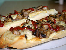 Fot. powsinoga, Zapiekanka pieczarkowa - fast foodowa