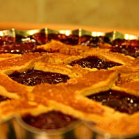 Tartopodobne ciasto wiśniowe