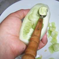 ogórki jako płaty  ogórkowe- pikle