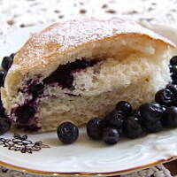 Bilberry buns