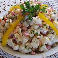 Sałatka z kalafiorem