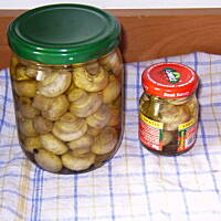 Pieczarki marynowane