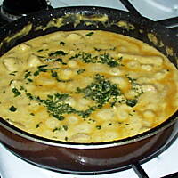 sos cebulowy z filetami