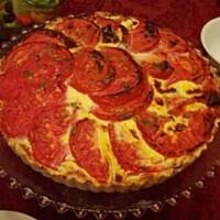 upalna tarta z pomidorami