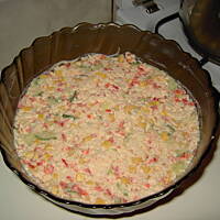 Atrakcyjna sałatka z krabów