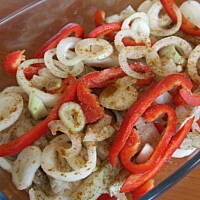 Ryba zapiekana z papryką