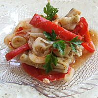 Ryba zapiekana z papryką