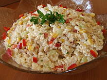 Fot. ilka76, Sałatka ryżowa z tuńczykiem i papryką