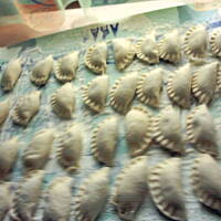 Pierogi z grzybami i serem