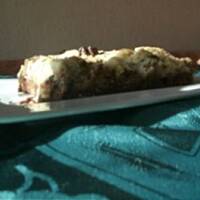 Czekoladowe z jabłkami i kruszonką krówkową