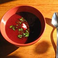 Barszcz czerwony kremowy