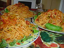 Fot. porka, Pasta alla putanesca