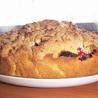 Ciasto z czereśniami i kruszonką