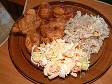 Fot. tu_gosia, Kurczak czosnkowy w cieście