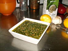 Fot. staanii, Zupa z zielonej soczewicy i szpinaku