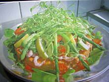 Fot. tineczka, Pieczony tort z łososia