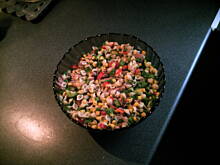 Fot. olcieek, Sałatka z tuńczykiem w drobnych muszelkach