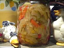 Fot. Glumanda, Cukiniowa sałatka na zimę - pasteryzowana