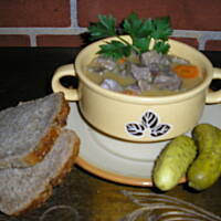 Płucka na kwaśno z ozorkami i sercem