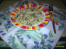 Fot. Malena, Mieso z makaronem a la pierozki