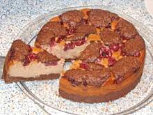 Fot. Malena, Sernik cappuccino z wisniami