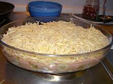 Fot. Malena, Zapiekanka z piersi kurczaka banana i ananasa