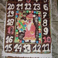 Piernikowy kalendarz adwentowy