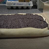 Makowiec zawijany jak okulary