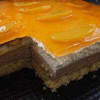 Cappuccino z brzoskwiniami