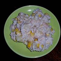 Salatka ryzowa z szynka i ananasem