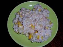 Fot. kaja^27, Salatka ryzowa z szynka i ananasem