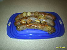 Fot. Malena, Biala kielbasa z cebula i czosnkiem