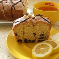 Ciasto cytrynowe z czekoladą