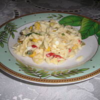 Sałatka z makaronem  ryżowym