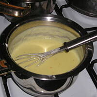 Sos chrzanowy na  ciepło