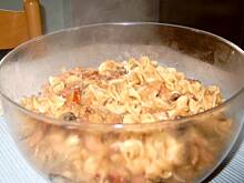 Fot. Natka64, Lazanki z kiszona kapusta i pieczarkami