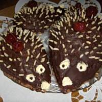 Tort Czekoladowy JEŻ i tortowa rodzinka jeży