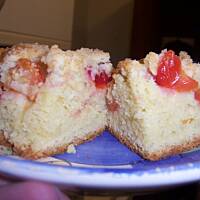 Puszysty placek ze śliwkamiI - bardzo łatwy